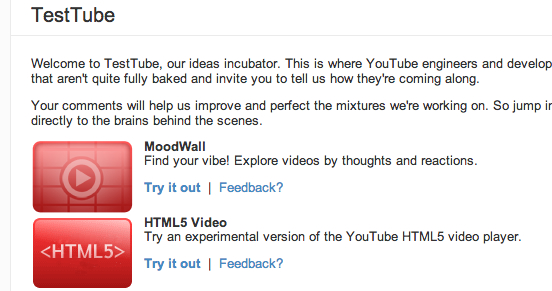 YouTube HTML5 Test