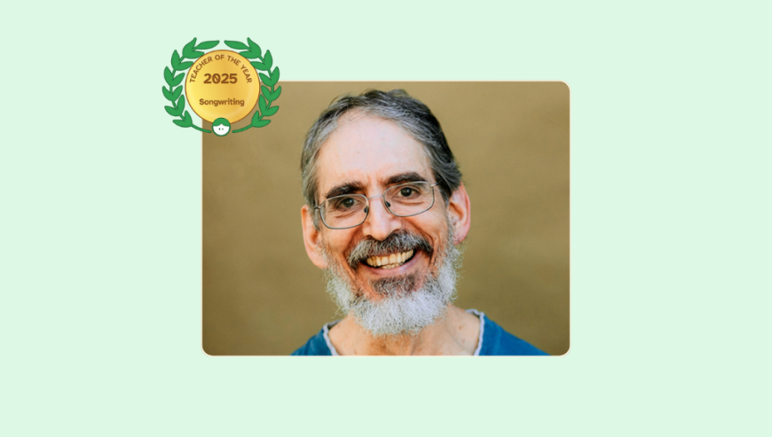 Image of 2025 Teacher of the Year for Songwriting Sean Shea