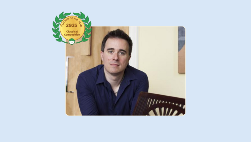 Image of 2025 Teacher of the Year for Classical Composition Antonio Gervasoni