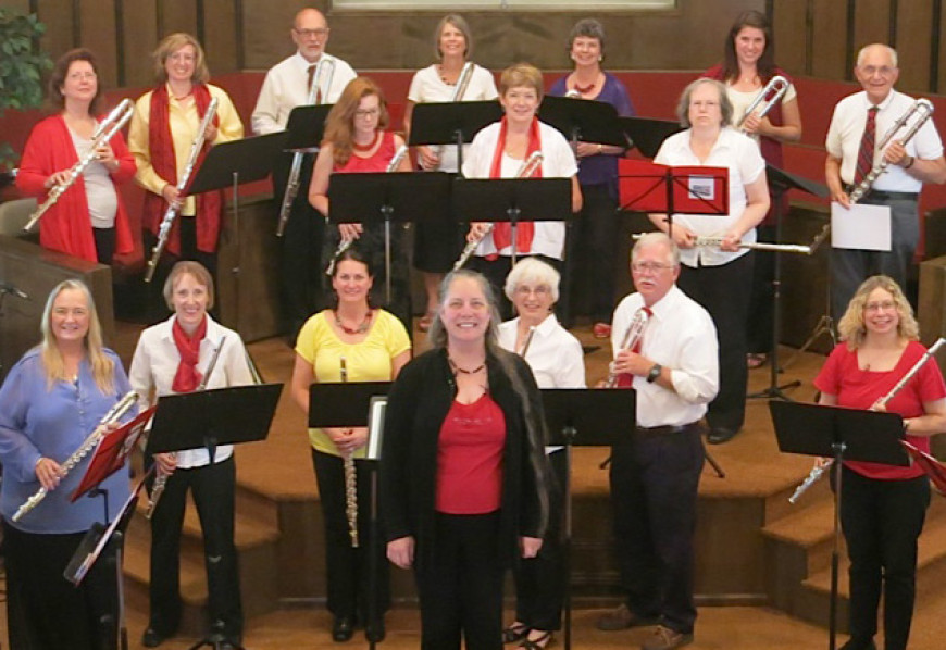 chris potter flute retreat group photo