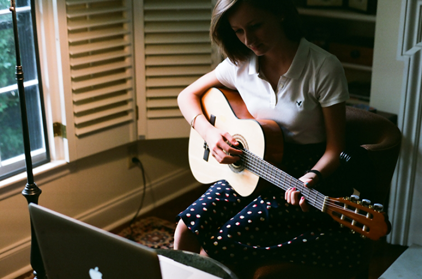 Teenager with Guitar