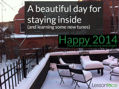 Happy New Year Snow Day