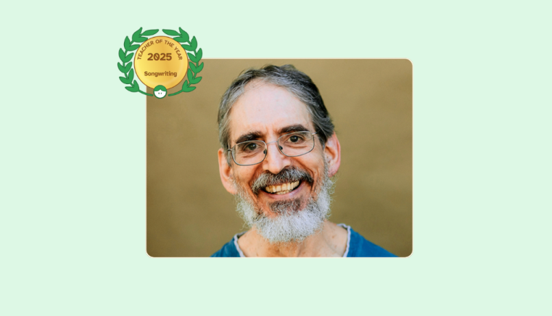 Image of 2025 Teacher of the Year for Songwriting Sean Shea