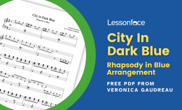 City in Dark Blue (Rhapsody in Blue Halloween Arrangement)