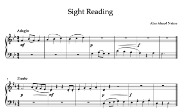 Sight Reading Set No. 0
