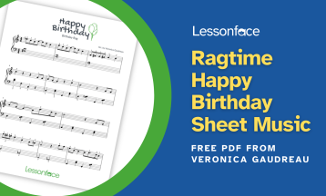 Ragtime Happy Birthday: Free Sheet Music