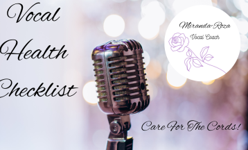 Free Vocal Health Checklist