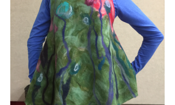 Nuno Felt Art Vest with Patti Barker