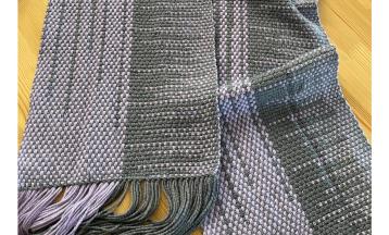 Clasped Warp and Clasped Weft Scarf