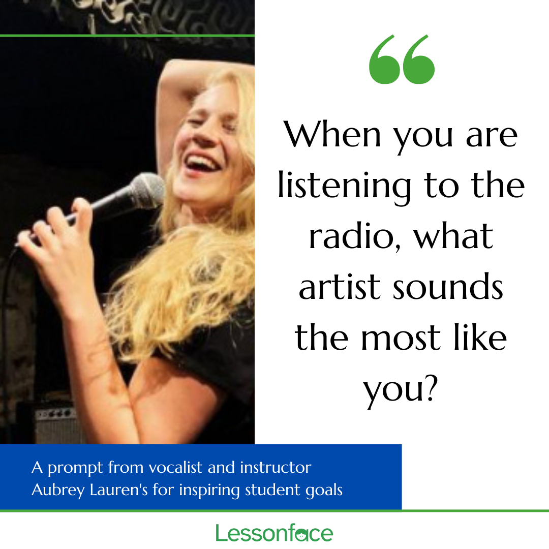 When listening to the radio, what artist sounds like you?
