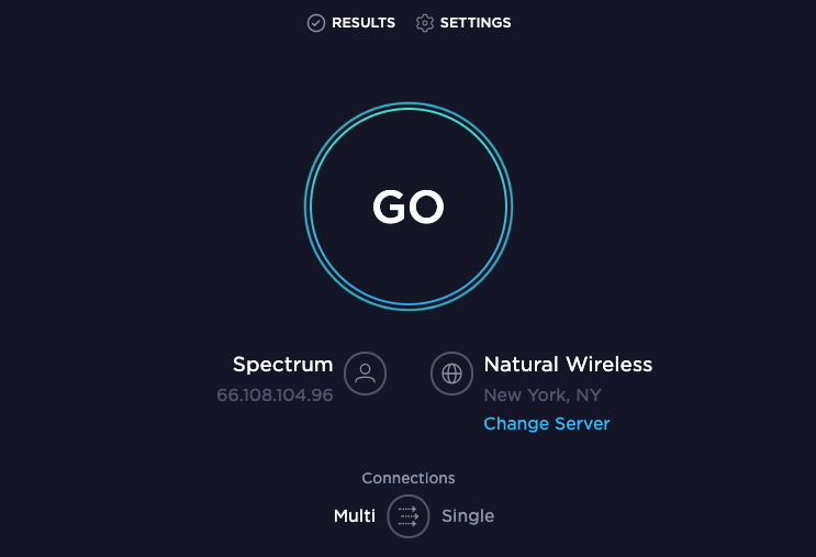 speedtest go graphic